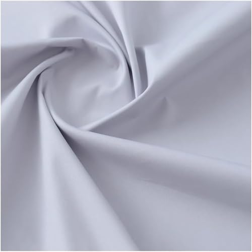 Tissu en popeline de coton doux gris clair pour coudre vos vêtements d'été