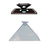 Smartphone 3D Hologram Projector 360-Degree Images 3D Projector Stands Projector Py-ramid Any Smartphones Display Projector