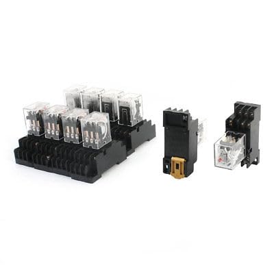 10 Pcs AC 110V Coil Voltage 3PDT Purpose Power Relay