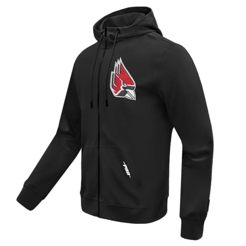 Image of Pro Standard Mens College Classic Chenille Cotton Double Knit Full Zip Hoodie