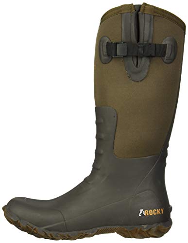 Rocky Women's Core Chore Rubber Outdoor Boot Knee High, Dark Brown, 8 M Us #TOP7