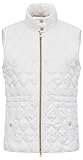 geox w myluse vest giacca, bianco brillante, xs donna