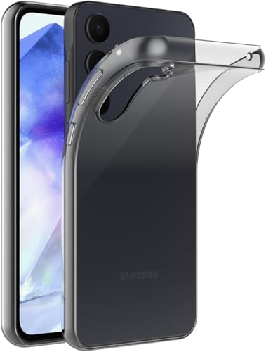 MaiJin Funda para Samsung Galaxy A55 5G (6,6 Pulgadas) Resistente a arañazos TPU Cubierta de Delgada Capa de Silicona en la Parte Posterior