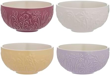 Mason Cash In The Meadow 6 oz Stoneware Prep Bowls | Set of 4 - Thumbnail 3