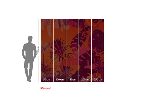 Komar Vlies Fototapete - Funky Jungle - Größe 250 x 250 cm - Tapete, Wanddekoration, Wohnzimmer, Schlafzimmer, Büro