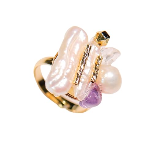 Bague Éclats Terrestres - Création Artisanale d'Éclat Aigue Marine (Labradorite)