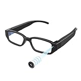 Smart Glasses with Camera, Video Recording and Photo Taking, Recording Glasses 1080P HD 32GB Memory Card Video Camera Glasses for Men Women Cycling Hiking Travel, No Bluetooth NO WiFi No App
