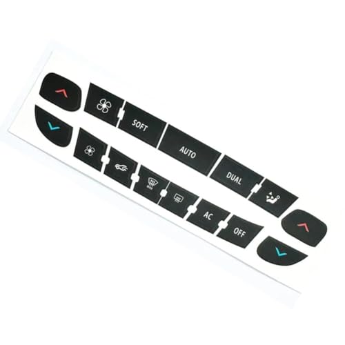 Rénover boutons usés de climatisation Megane : stickers de réparation radio et climatiseur