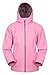 Mountain Warehouse Torrent, Impermeabile da Bambini - Cuciture Nastrate, Tasche con Cerniere, Caratteristiche Regolabili - per Viaggi, Campeggio, Escursioni Rosa Chiaro 3-4 Anni