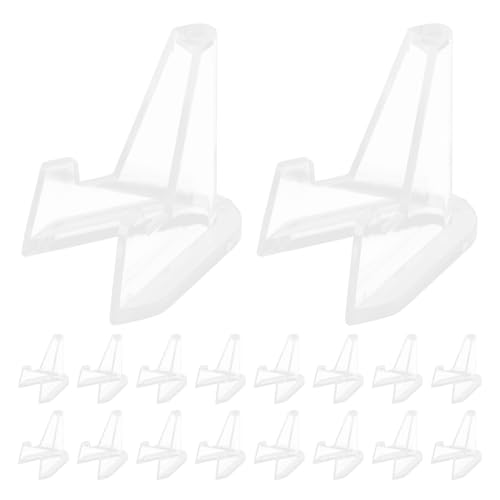 Generic 20pcs Guitar Pick Holder Guitar Picks Show Rack Clear Display Stand Guitar Plectrum Holder Guitar Pick Stand Guitar Plectrum Stand Acrylic Commemorative Coin Storage, 3.60X3.50X2.70CM