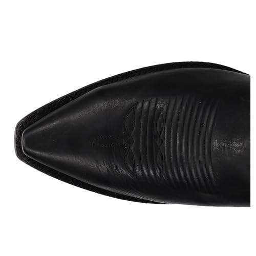 Dan Post Mens Rip Embroidered Snip Toe Casual Boots Mid Calf - Black4