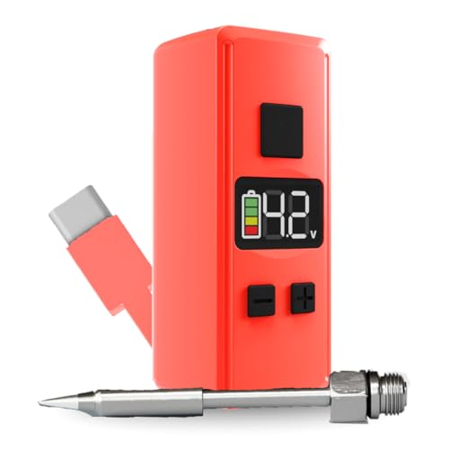 �~�j�[�d���͂񂾂��ăy���A����USB C�o�b�e���[�P�[�u���A���߉\�ȓd��1.5V-4.2V�ALED�f�B�X�v���C�A���O���\�ȃX���b�h�o�[�i�[�`�b�v(���b�h)