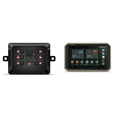 Garmin PowerSwitch, 6 Gang Compact Digital Switch Box, Requires Compatible Garmin Navigator or Smartphone, Switch Panel for Car SUV UTV ATV Caravan Boat Marine & Overlander