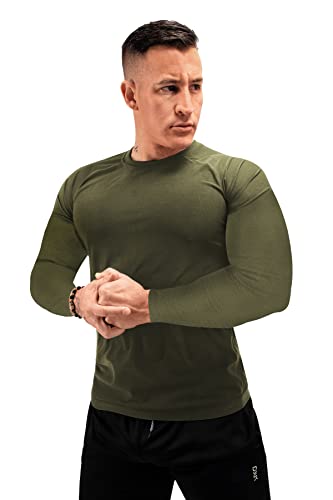 FUXERT Sauna Shirt for Men Long Sleeve Sauna Suit Heat Trapping Workout Shirts Sweat Enhance Vest for Workout Sports