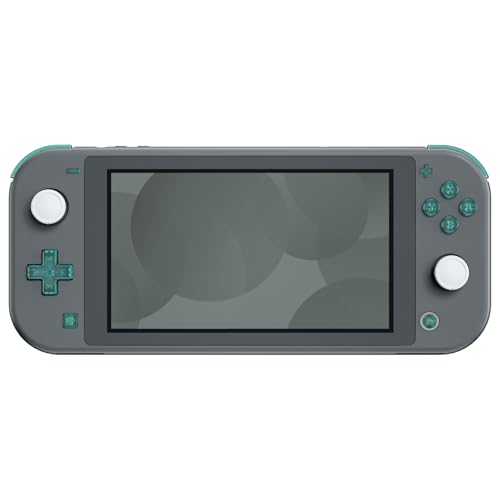 Image of eXtremeRate Emerald Green Replacement ABXY Home Capture Plus Minus Keys Dpad L R ZL ZR Trigger for Nintendo Switch Lite, Full Set Buttons Repair Kits with Tools for Nintendo Switch Lite