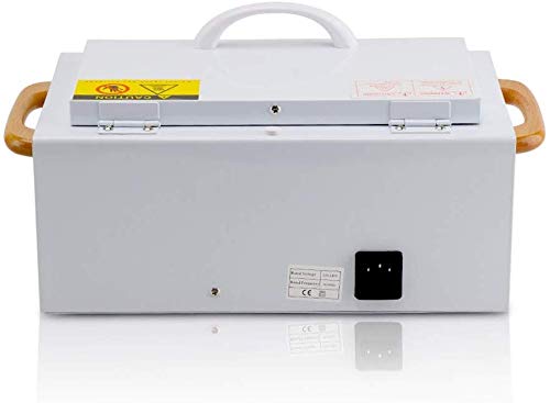 Alto Temperatura Uñas Esterilizador Autoclave Limpiador para Manicura Pedicure Herramienta Tijeras Toalla Desinfección Gabinete SPA Pelo Belleza Salón Equipo con Minutero Función