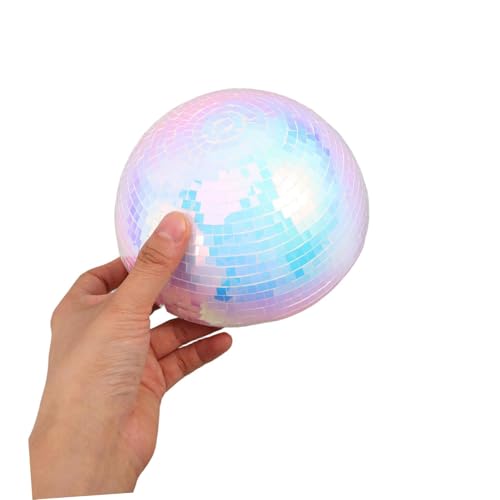 Bola espejada hemisférica ARTIBETTER de 15 cm, adorno reflectante para bodas, fiestas, Año Nuevo y escenarios de club miniatura 4