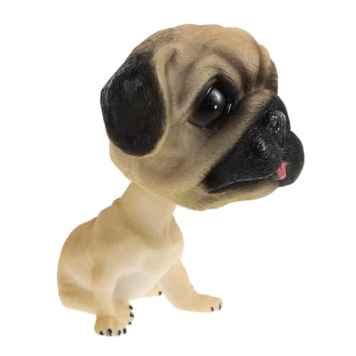 HANABASS Figurine de à Tête Oscillante en Résine Ressort Interactif pour Tableau de Bord de Voiture Décoration Amusante pour Intérieur Auto Ornement Voiture pour Amateurs de