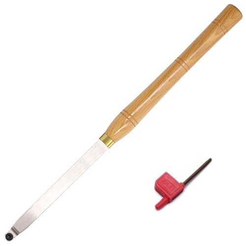 DSAINT 18.5 Pouces Outils de Tournage du Bois Finition carbure Tour Burin Barre d'outils avec Ci5 8.9mm Rond carbure insérer Cutter