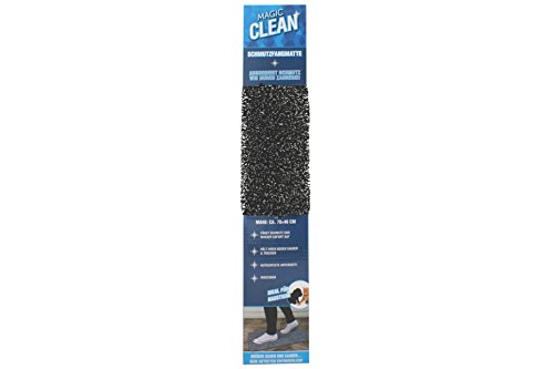 GDWorld Magic Clean Schmutzfangmatte Fußmatte 70 cm Schwarz-Weiss