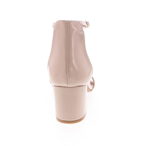 Image of TOP Moda Darcie-1 Ankle Strap Dressy High Heel Sandal, Non-slip Sole, For Wedding, Party, Prom, Evening Wear, or Any Occasion, Sleek Style Block Heel Sandals