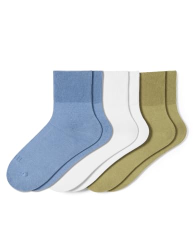 Image of HUE Women's Bobby Sock Causal Crew 3 Pair Pack