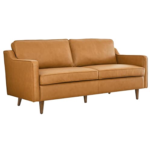 Modway Impart Upholstered Leather Sofa, Tan #TOP29