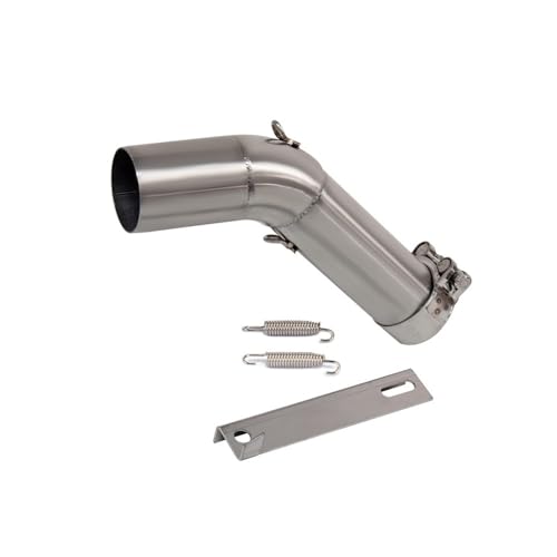 Tuyau d'échappement de moto modifié 752S avec raccord coude intermédiaire en inox 51 mm