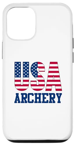 Archery Sports Fan American Flag �X�}�z�P�[�X iPhone 12/12 Pro �p