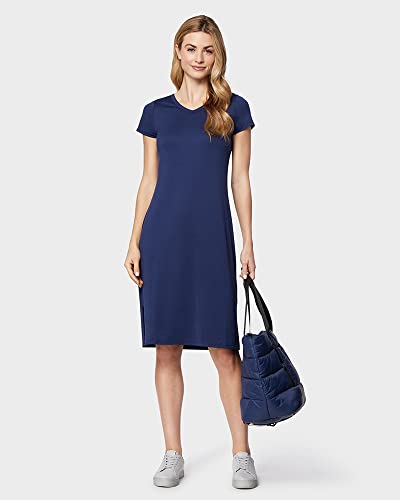Image of 32 DEGREEES Women's Cool T-Shirt Dress | Moisture Wicking | Ultra-Soft | Anti - Odor | Side Slits