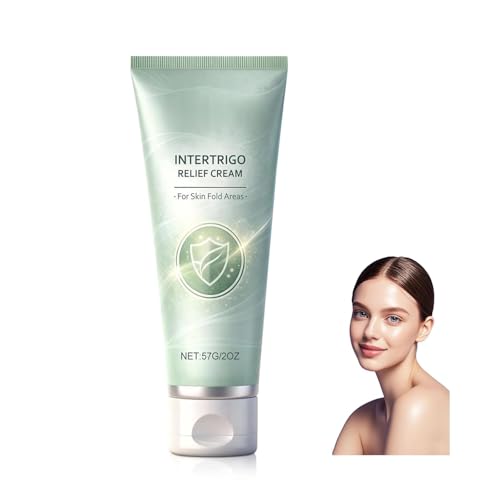 New Intertrigo Cream Professional Intertrigo Relief Cream Skin Fold Care & Chafing Support Creams Helps Soothe Irritated Skin Moisture & Friction Control for Friction-Prone Areas 2 oz