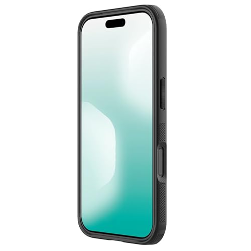 Image of Nillkin Case for Apple iPhone 17 Pro (6.3 inch Inch) Super Frosted Shield Pro (PC + TPU) Shock Absorb Cover Raised Bezel Camera Protect Without Logo Cut Black Color