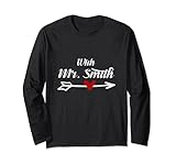 Mr. Smith With Mrs. Smith Married Couples Matching Long Sleeve T-Shirt