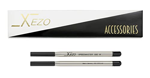 Recharges Xezo SSC-M noir pour stylos à bille de taille standard