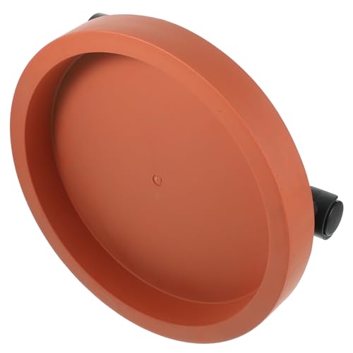 TIDTALEO キャスター付き防漏水花鉢トラスチック製移動式丸型底托 耐久性強化プ 室内外対応 植木鉢用万能ホイール付きベース