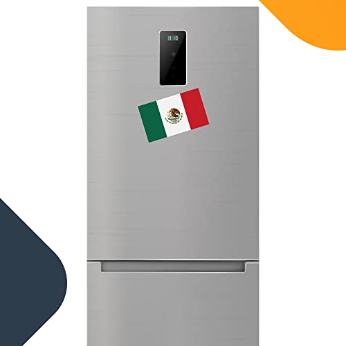 Image of Magnet Me Up Mexican Mexico Flag Car Magnet Decal, 5x8 Inches, Heavy Duty Automotive Magnet for Car, Truck SUV'