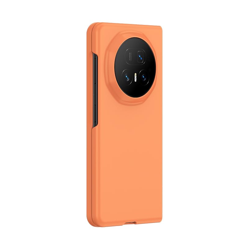 Coque Honor Magic V5 rigide en polycarbonate premium orange au design épuré