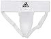 Adidas Concha protectora de artes marciales y boxeo para hombre, color blanco, talla M