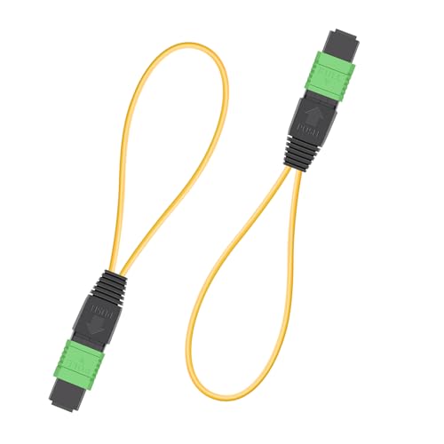 Image of 2pack MPO /APC 24-Core Single Mode Fiber Loopback, Pull Ring Design for High-Performance Network Testing and Maintenance