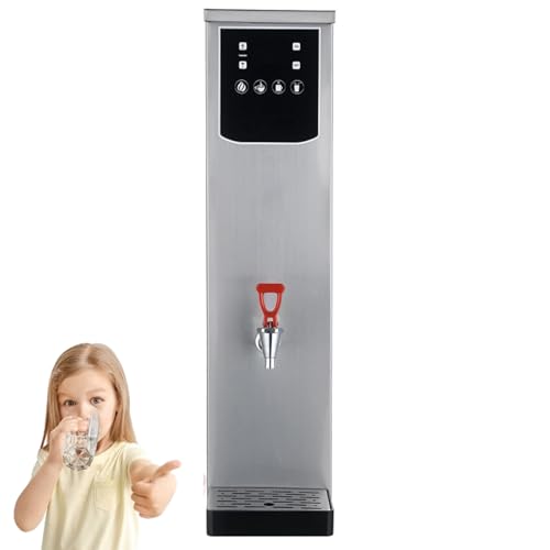 Caldera de agua caliente, 20 L, acero inoxidable, 2,5 kW, control automático de temperatura, ebullición rápida, ideal para té y café, 20 litros por hora