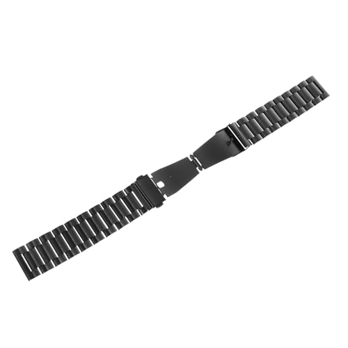 Correa de acero inoxidable 22mm estilo clásico negro para Watch 3 1