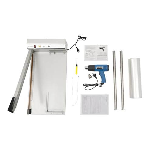 Jinhzixiu 24" SHRINK WRAP SEALER WITH HEAT GUN 24 Inch Shrink Wrap Machine Shrink Wrap Sealer Heat Sealer Machine Bag Sealer Packaging Sealing Machine Shrink Machine thumb #7