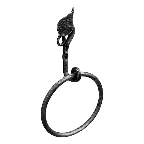 Living Ideas Hand Forged Towel Ring Cover