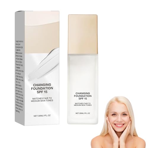 Mira Glow - Maquillaje profesional para piel madura, textura hidratante, cobertura natural, efecto uniforme y luminoso de larga duración (1 unidad)