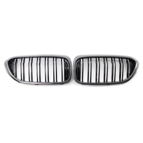 Grille d'admission d'air carbone pour calandre de pare-chocs avant