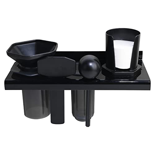 Space Saving Wall Mount For Aeropress Set The Coffee Rack, Under ​Cabinet Rack Suit For Aeropress Coffee Maker Excellent Spot To Have My Aero Aeropress Parts Fit Nice Looking Solid Built Rack (Black) #TOP2