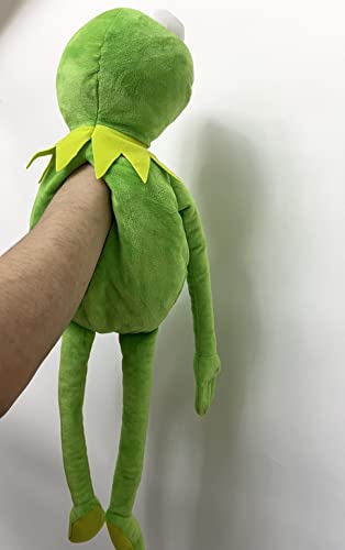 LIAOLI Kermit the Frog Puppet,60cm Frog Hand Puppet Anime Frog Show Plush Toys adults Baby Kids Birthday Gift - Image 2