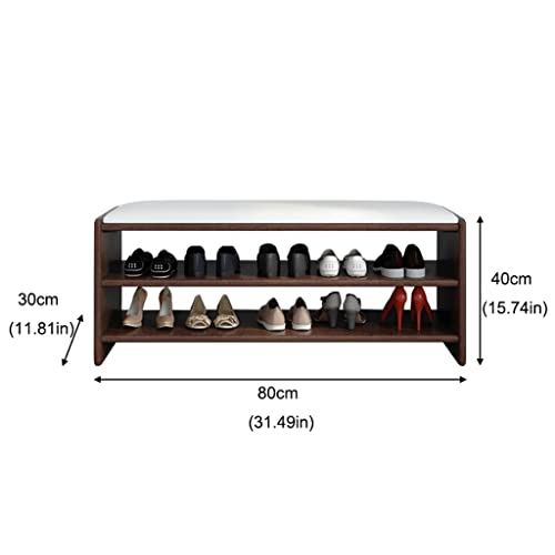 Meuble de rangement de rangement de chaussures tabouret assis pour corridor - 3