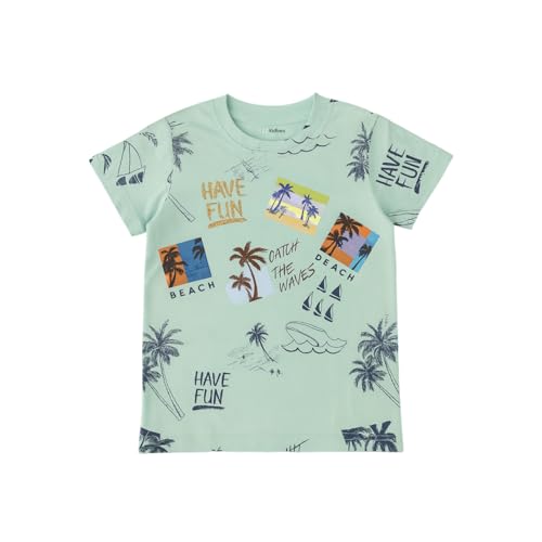 Image of Kidbea Kids Cotton T-Shirt and Shorts Set | Soft Breathable Co-Ord Outfit for Boys | Trendy & Stylish Summer Wear | Boys Clothing Set