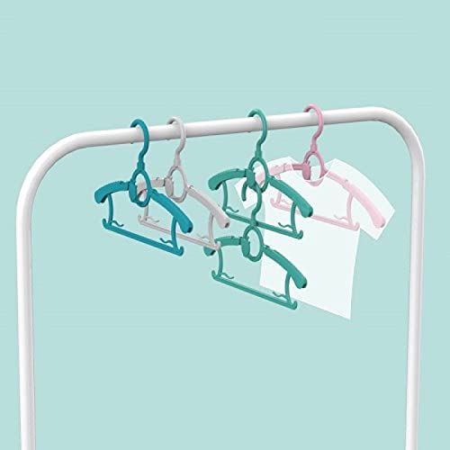 Liyuxidong Baby Nursery Closet Hangers, Extendable & With 360° Swivel Hook Infant Hanger, Newborn Clothes Non-Slip Hanger, 20Pcs Colorful Adjustable Children Coat Hanger For Girl Boy Toddler Kid Child #TOP4